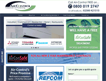 Tablet Screenshot of air-control.co.uk